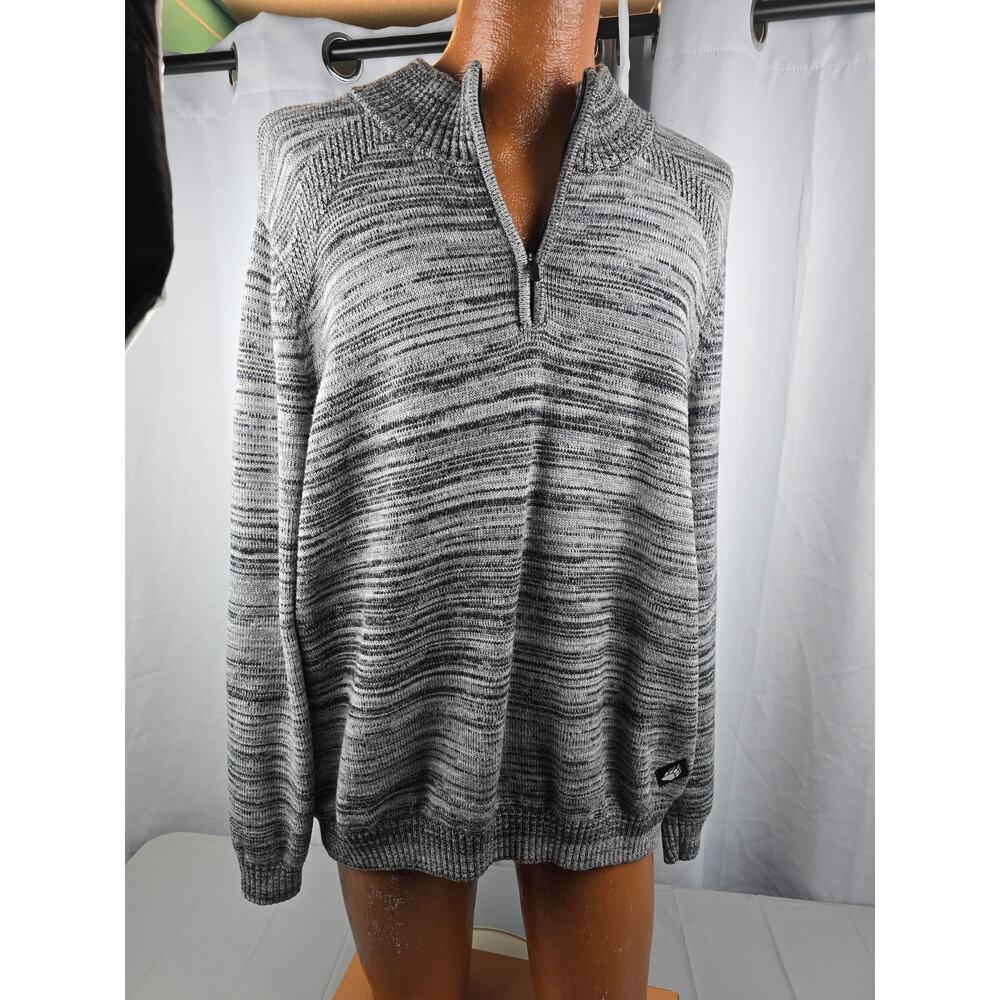 Duluth Alaskan Hardgear Wateroff Merino Wool Sweater Mens XL Gray Heather‎ Knit